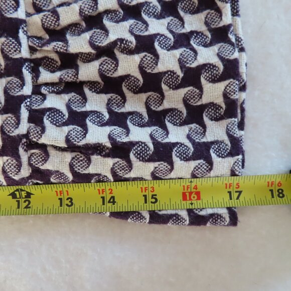 AAApple Blazer Lined Wool Blend Unique 3/4 Bell Sleeve peter Pan Collar Large - Picture 10 of 11